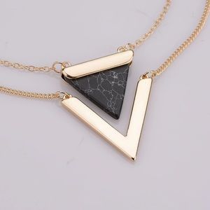 New geometric boho necklace